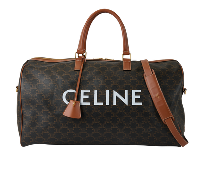 Triomphe Logo Duffle Bag, front view
